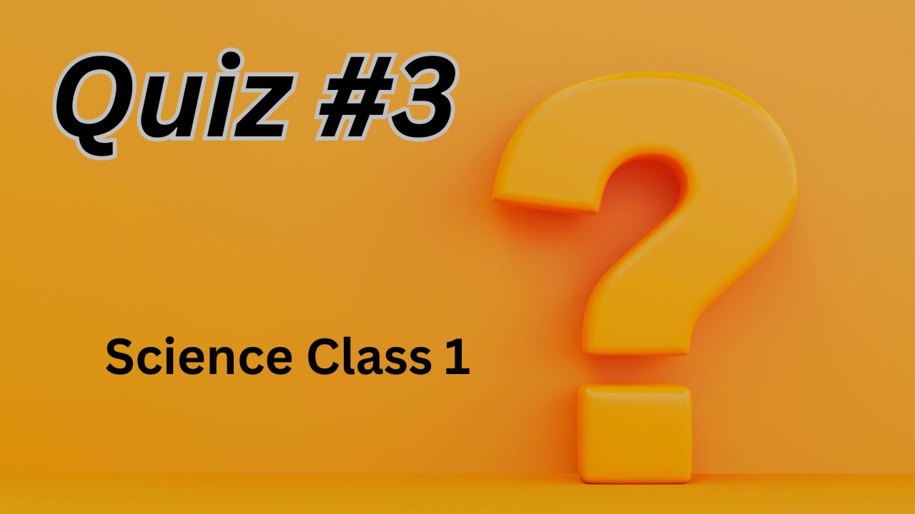 Science class 1 quiz